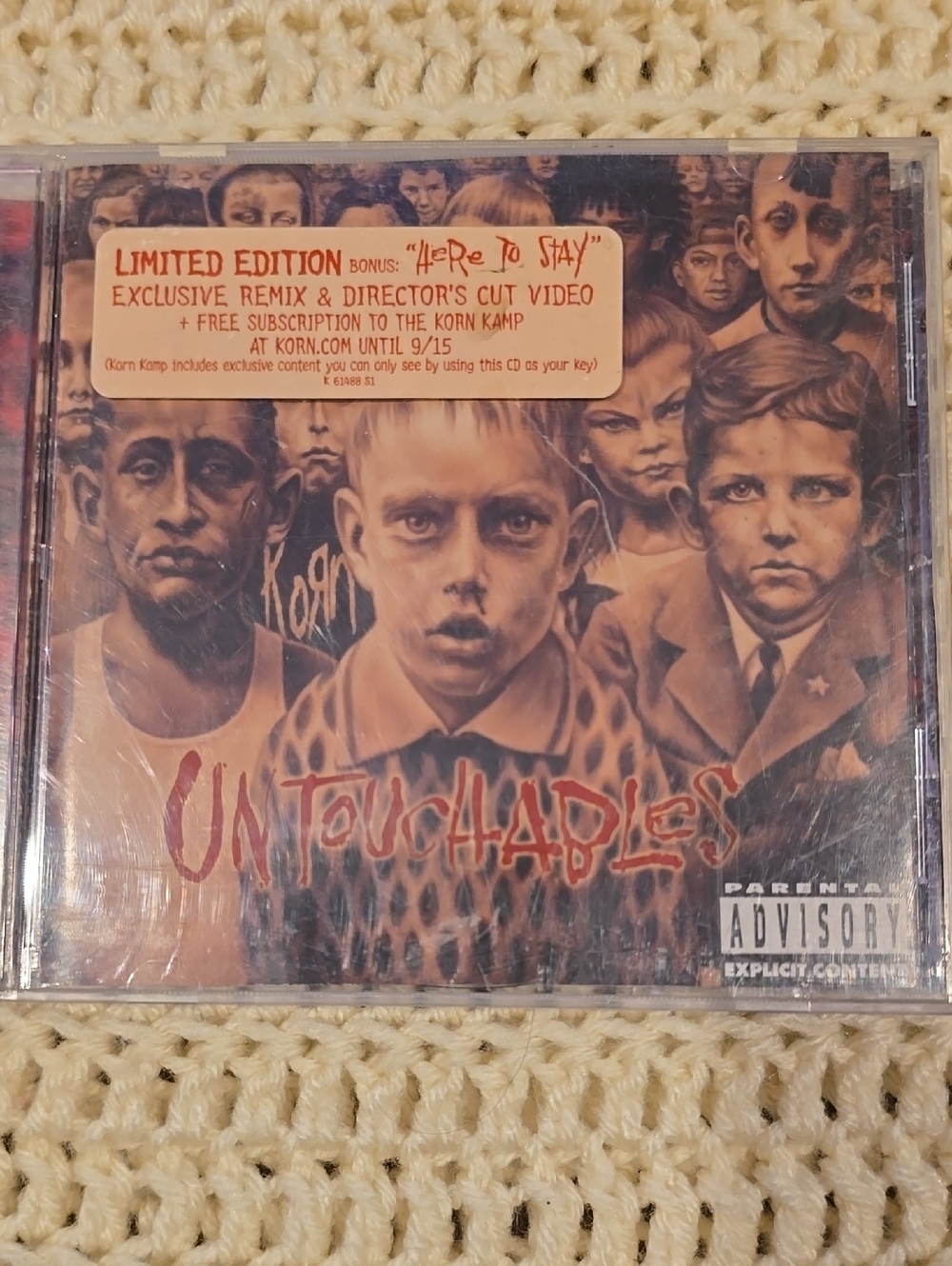 Korn Untouchables CD - Brown Artwork (Limited Edition)